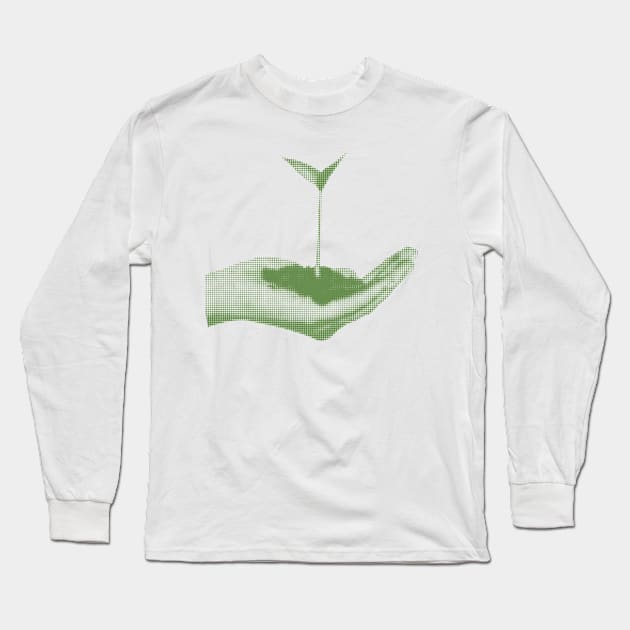 Sustainable Earth Long Sleeve T-Shirt by candy voltage